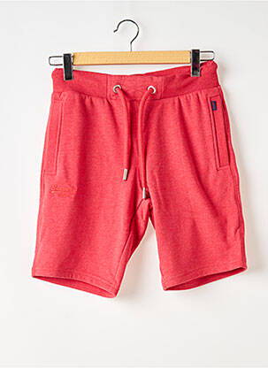 Short rouge SUPERDRY homme