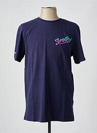 T-shirt bleu SUPERDRY homme