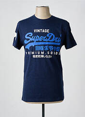 T-shirt bleu SUPERDRY pour homme seconde vue