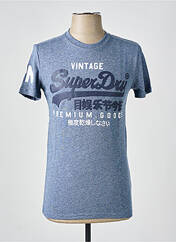 T-shirt bleu SUPERDRY pour homme seconde vue