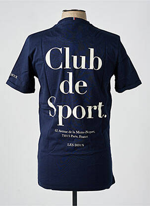 T-shirt bleu LES DEUX homme