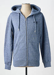 Sweat-shirt bleu SUPERDRY homme