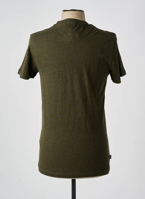 T-shirt kaki SUPERDRY pour homme