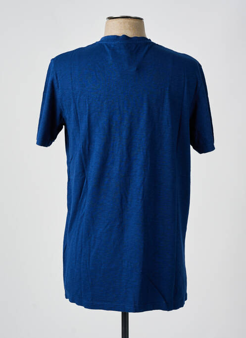 T-shirt bleu SUPERDRY pour homme