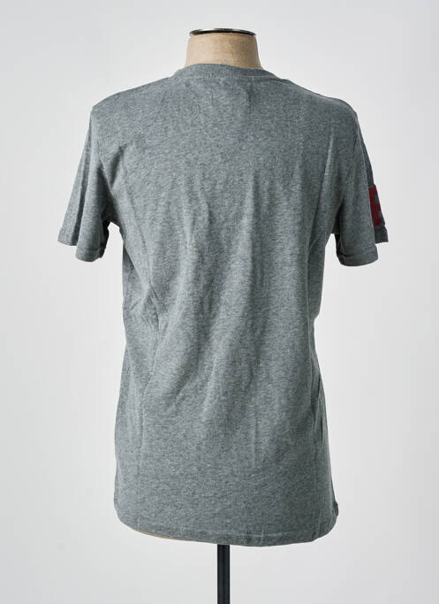T-shirt gris SUPERDRY pour homme