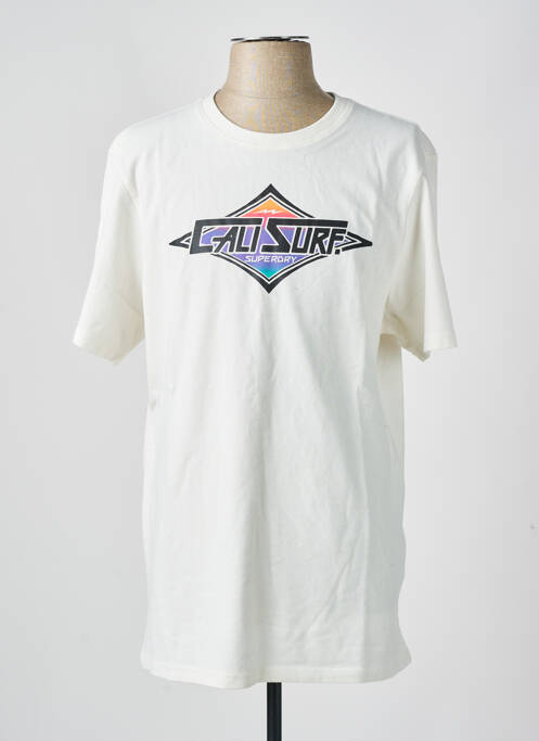 T-shirt blanc SUPERDRY pour homme