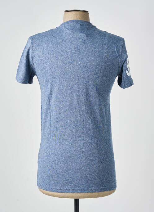 T-shirt bleu SUPERDRY pour homme