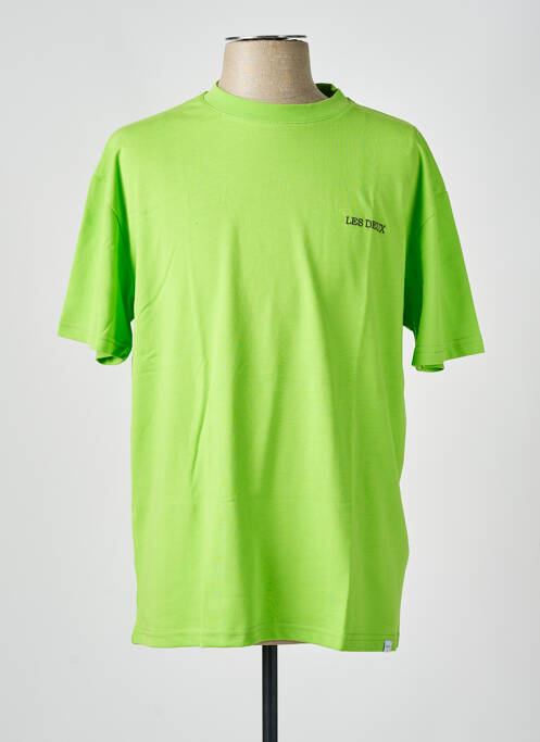 T-shirt vert LES DEUX pour homme