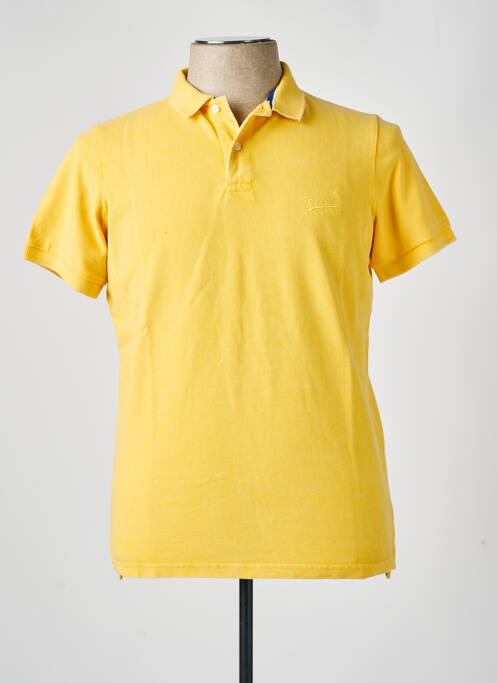 Polo jaune SUPERDRY pour homme