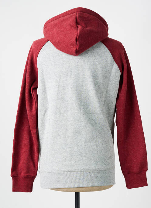 Sweat-shirt à capuche rouge SUPERDRY pour homme