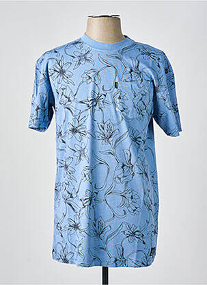 T-shirt bleu SUPERDRY pour homme