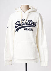 Sweat-shirt beige SUPERDRY pour homme seconde vue