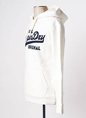 Sweat-shirt beige SUPERDRY homme