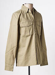 Chemise manches longues vert LES DEUX pour homme seconde vue