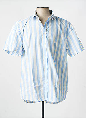 Chemise manches courtes bleu LES DEUX pour homme