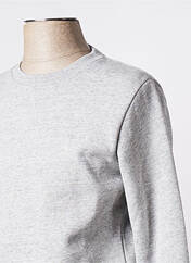Sweat-shirt gris SUPERDRY pour homme seconde vue
