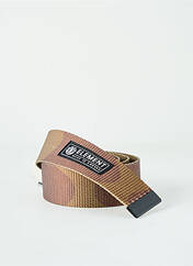 Ceinture vert ELEMENT pour homme seconde vue