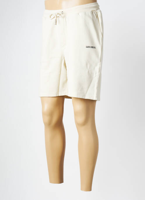 Short beige LES DEUX pour homme