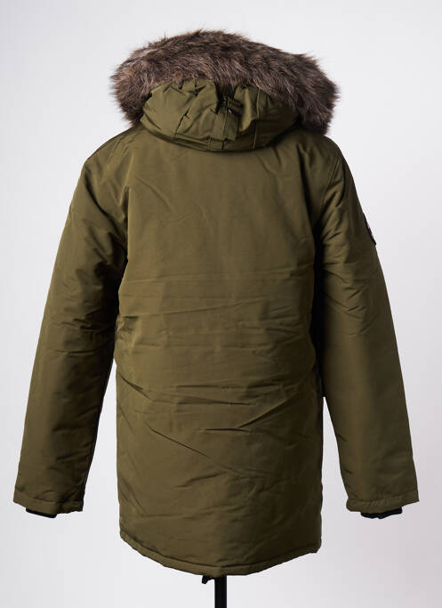 Parka kaki SUPERDRY pour homme