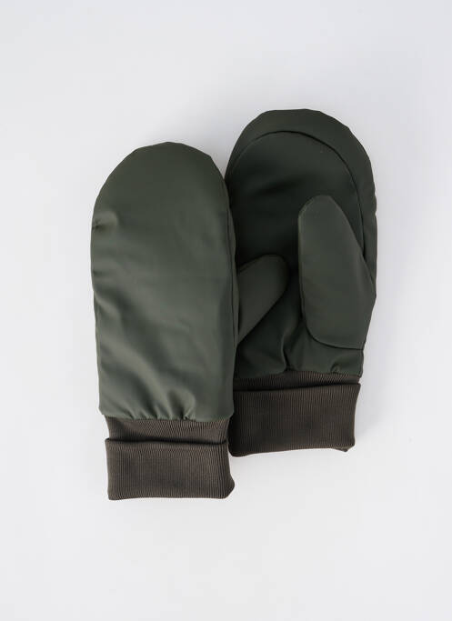 Gants kaki RAINS pour homme