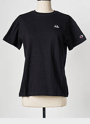 T-shirt noir CHAMPION femme