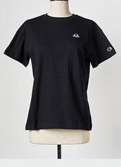 T-shirt noir CHAMPION pour femme seconde vue