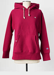 Sweat-shirt rouge CHAMPION pour femme seconde vue