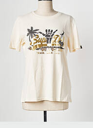 T-shirt blanc SUPERDRY femme