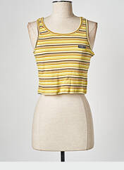 Débardeur jaune OBEY pour femme seconde vue