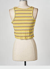 Débardeur jaune OBEY pour femme seconde vue