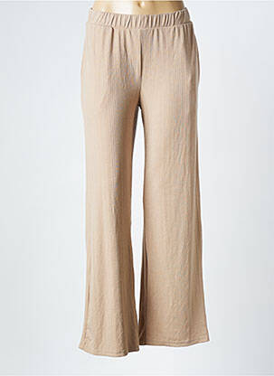 Pantalon flare beige MINIMUM femme