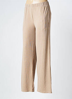 Pantalon flare beige MINIMUM femme