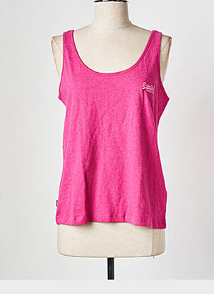 Débardeur rouge SUPERDRY femme