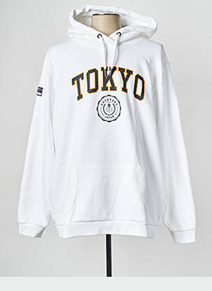 Sweat-shirt blanc SUPERDRY femme