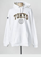 Sweat-shirt blanc SUPERDRY pour femme seconde vue