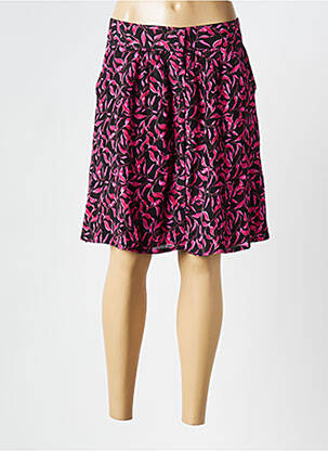 Jupe courte rose BIZANCE pour femme