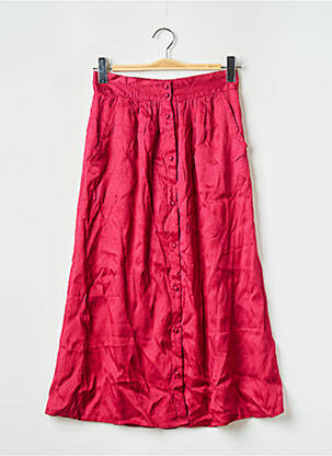 Jupe longue rose BIZANCE femme