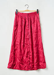 Jupe longue rose BIZANCE femme