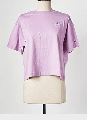 T-shirt violet CHAMPION femme