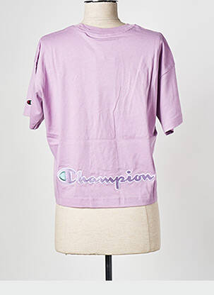 T-shirt violet CHAMPION femme