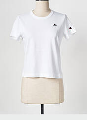 T-shirt blanc CHAMPION pour femme seconde vue