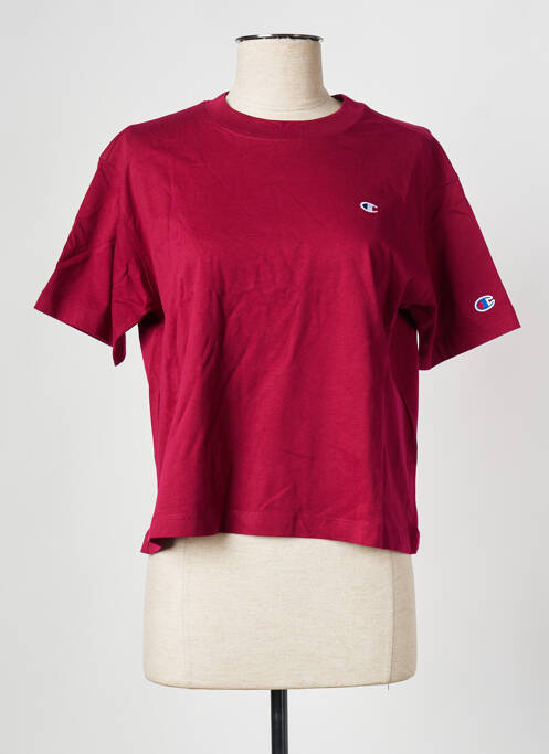 T-shirt rouge CHAMPION pour femme