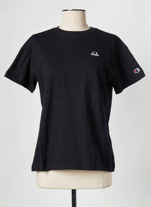 T-shirt noir CHAMPION pour femme