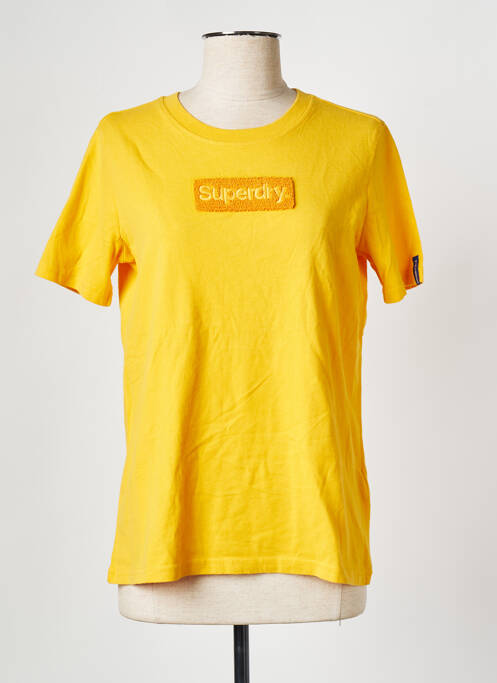 T-shirt jaune SUPERDRY pour femme