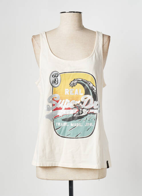 Débardeur blanc SUPERDRY pour femme