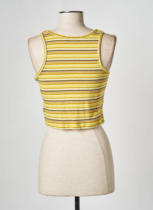 Débardeur jaune OBEY femme