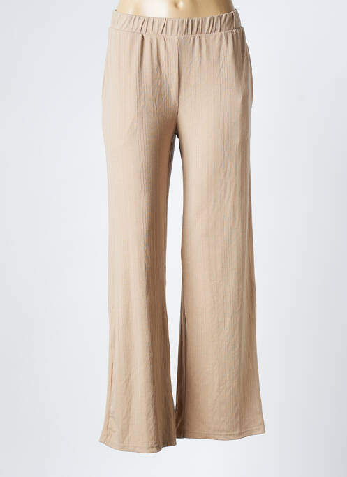 Pantalon flare beige MINIMUM pour femme