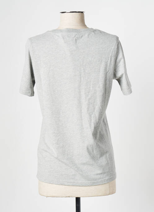 T-shirt gris SUPERDRY pour femme