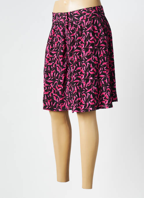 Jupe courte rose BIZANCE pour femme