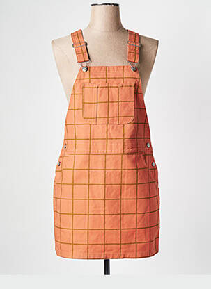 Salopette orange OBEY femme